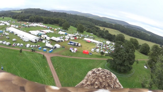 Bird's eye view of Galloway Country Fair