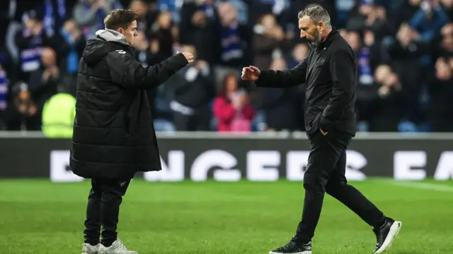 Cammy Devlin and Derek McInnes