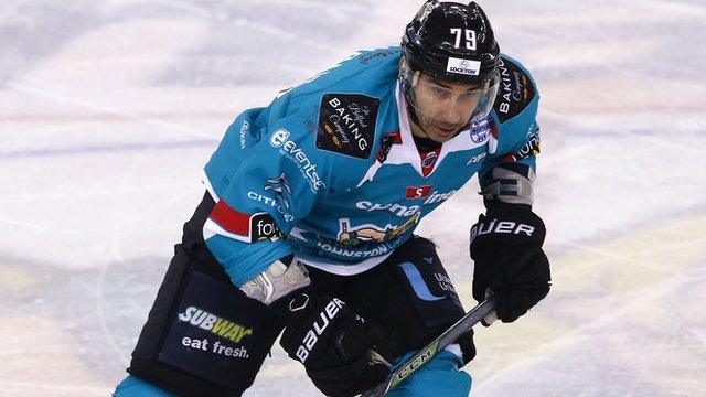 James Desmarais was on target for Belfast Giants against Coventry Blaze