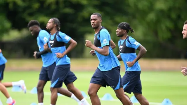 Tosin Adarabioyo in pre-season training