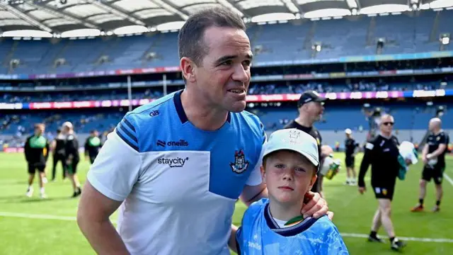 Ger Brennan with his son Patrick