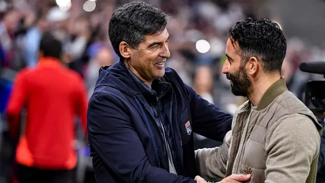 Paulo Fonseca with Ruben Amorim