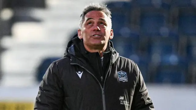 Warriors Head Coach Franco Smith ahead of a BKT United Rugby Championship match between Glasgow Warriors and Emirates Lions at Scotstoun Stadium