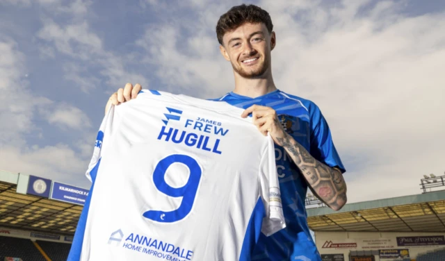 Kilmarnock striker Joe Hugill