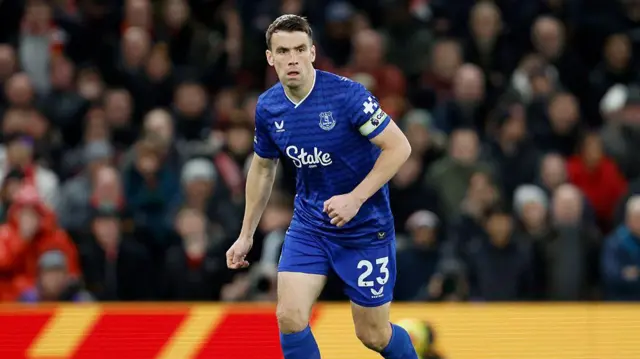 Everton captain Seamus Coleman