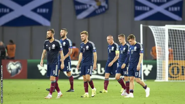 Scotland players in Georgia