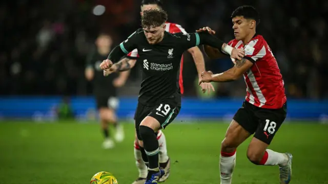 Harvey Elliott and Mateus Fernandes