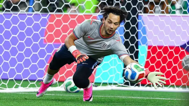  England goalkeeper James Trafford