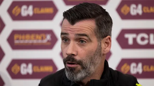 Motherwell Manager Stuart Kettlewell during a Motherwell press conference at Fir Park