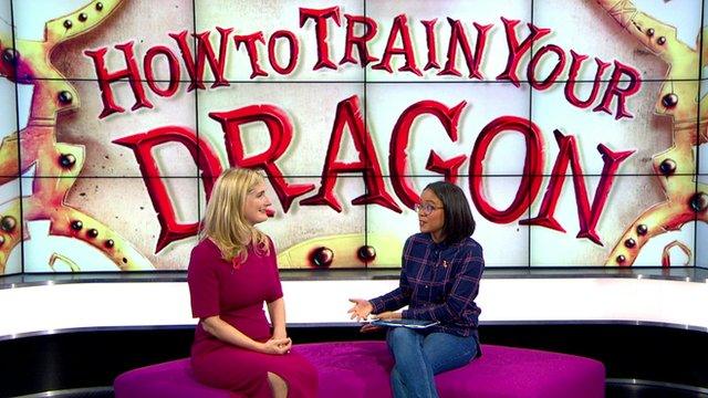 Cressida Cowell and Leah