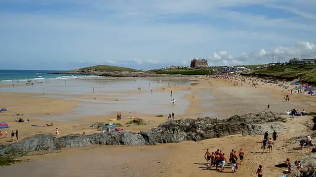 Fistral in Cornwall