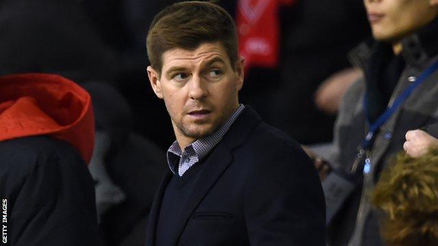 Former Liverpool and England captain Steven Gerrard