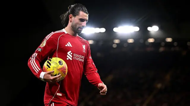 Dominik Szoboszlai holding a football