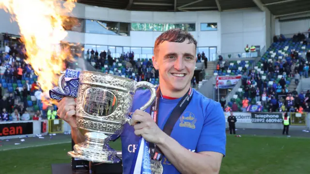 Joel Cooper with the Gibson Cup