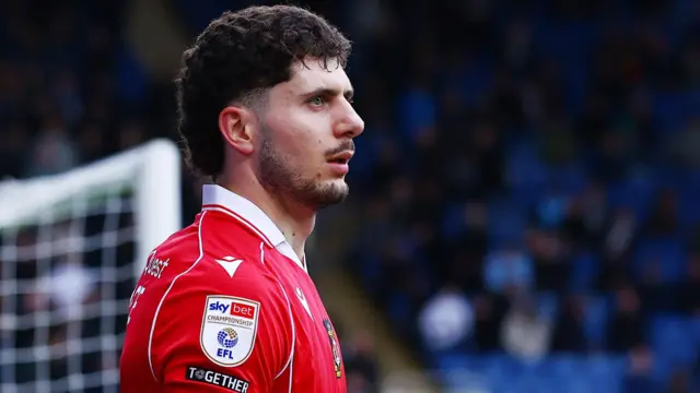 Liberato Cacace in action for Wrexham 