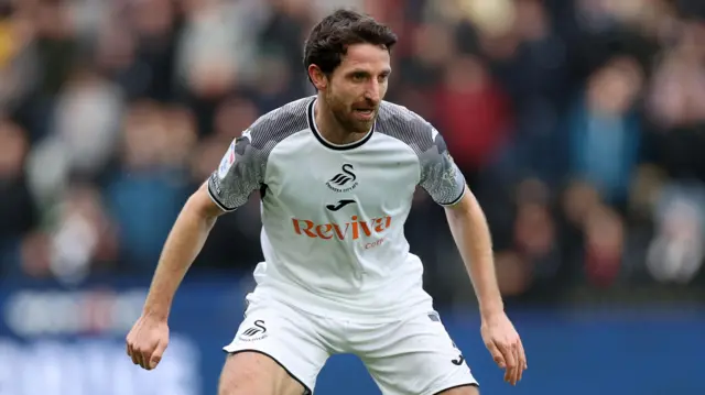 Joe Allen in action against Blackburn last month