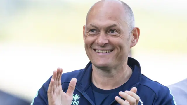 Millwall boss Alex Neil applauds the Lions fans after their 2-0 win over Oxford. 