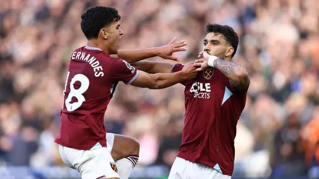 Mateus Fernandes and Lucas Paqueta