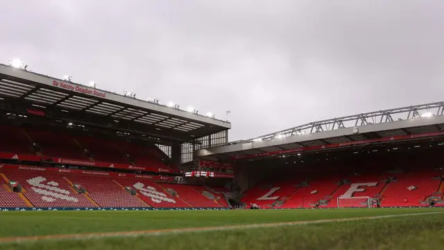 General view inside Anfield