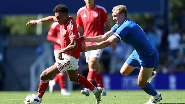 Dan Ndoye plays for Nottingham Forest