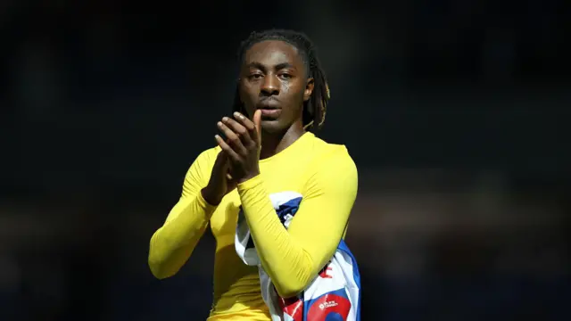 Crystal Palace's Eberechi Eze after his side’s victory in the Carabao Cup