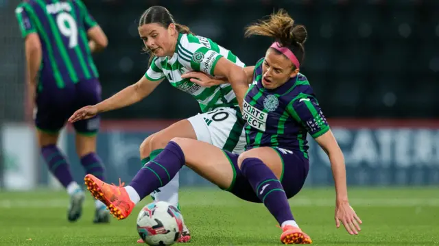 Celtic v Hibs in SWPL