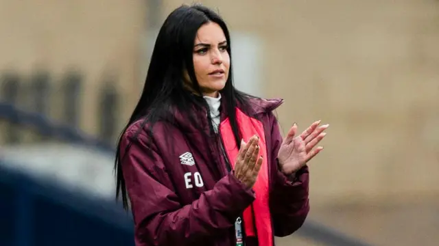 Hearts manager Eva Olid