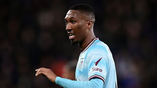 Jaidon Anthony in action for Burnley
