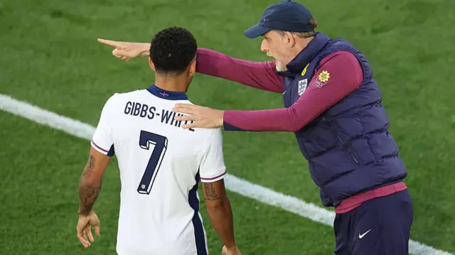 Morgan Gibbs-White and Thomas Tuchel
