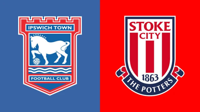 Ipswich Town and Stoke City club badges