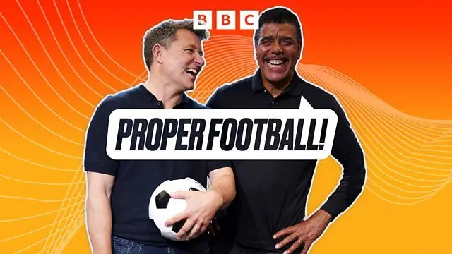 Proper Football podcast logo with Ben Shephard and Chris Kamara