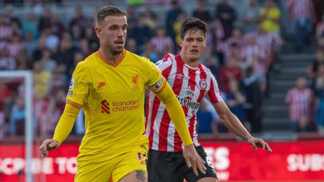 Jordan Henderson and Christian Norgaard