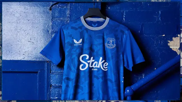 The new Everton 2024-25 home shirt