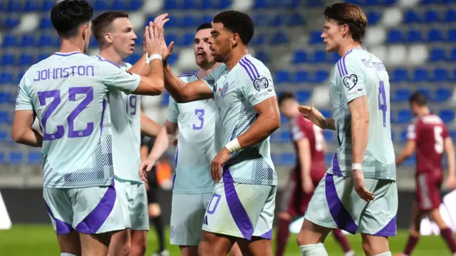 Scotland celebrate