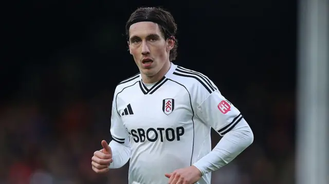 Harry Wilson in action for Fulham