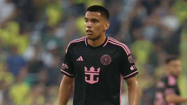 Diego Gomez looks on for Inter Miami