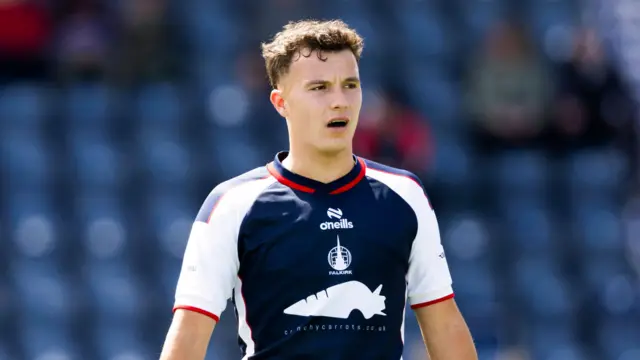 Dylan Tait in action for Falkirk