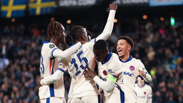 Chelsea celebrate