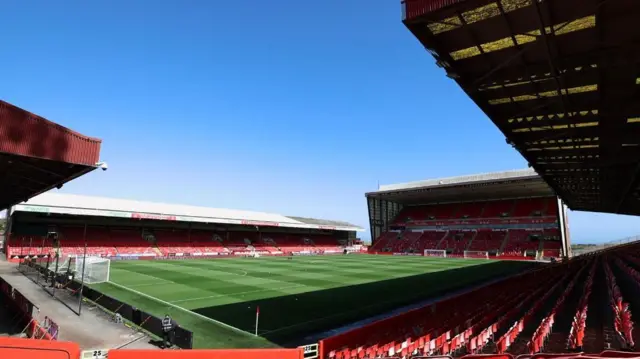 General view of Pittodrie