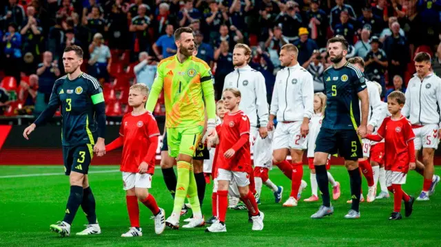 Scotland v Denmark graphic