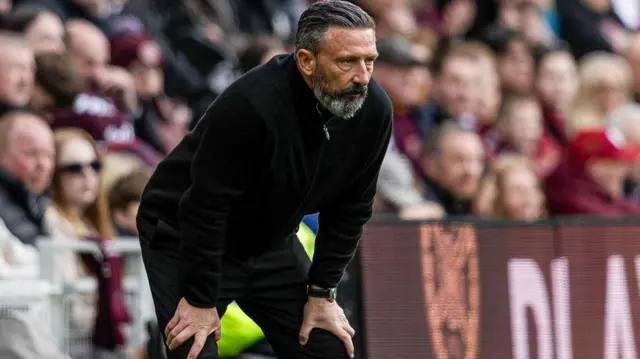 Hearts head coach Derek McInnes