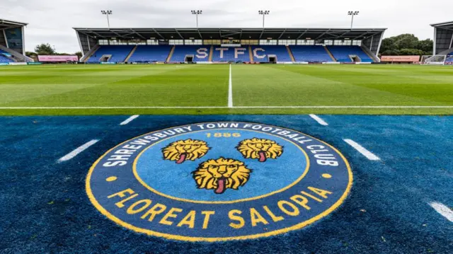 A general view of Croud Meadow, home of Shrewsbury Town