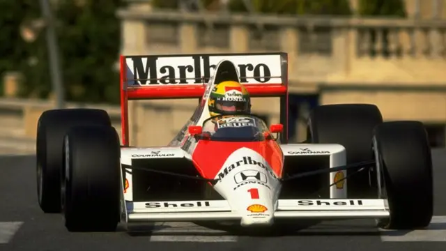 Ayrton Senna's 1989 McLaren at Monaco