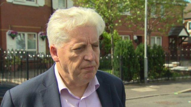 Alasdair McDonnell's comments were recorded by the North Belfast News as he opened a new office