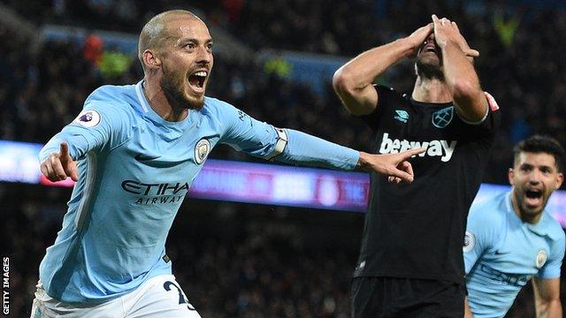 Manchester City's David Silva