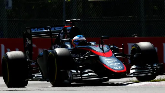 Fernando Alonso at the Canadian Grand Prix