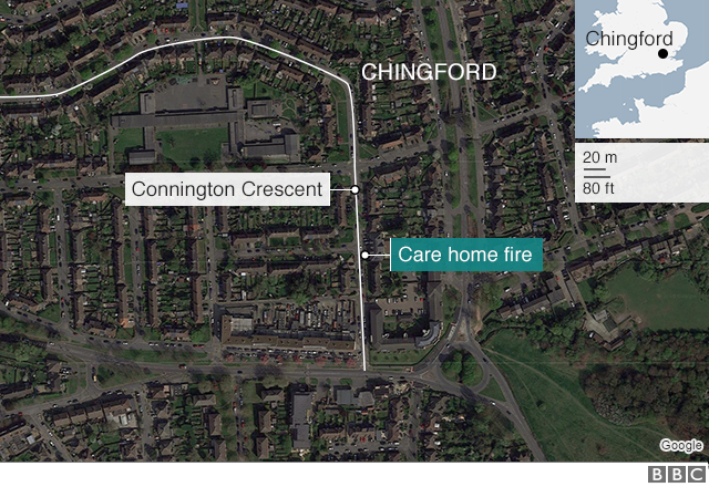 Map of Chingford