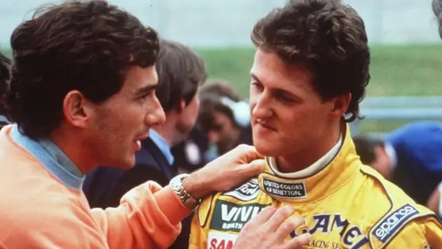 Senna and Schumacher