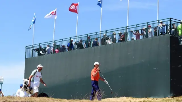 Billy Horschel walks off the course