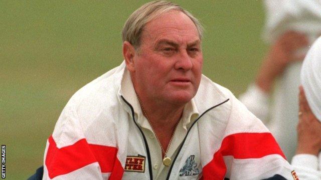 Former England captain and coach Ray Illingworth